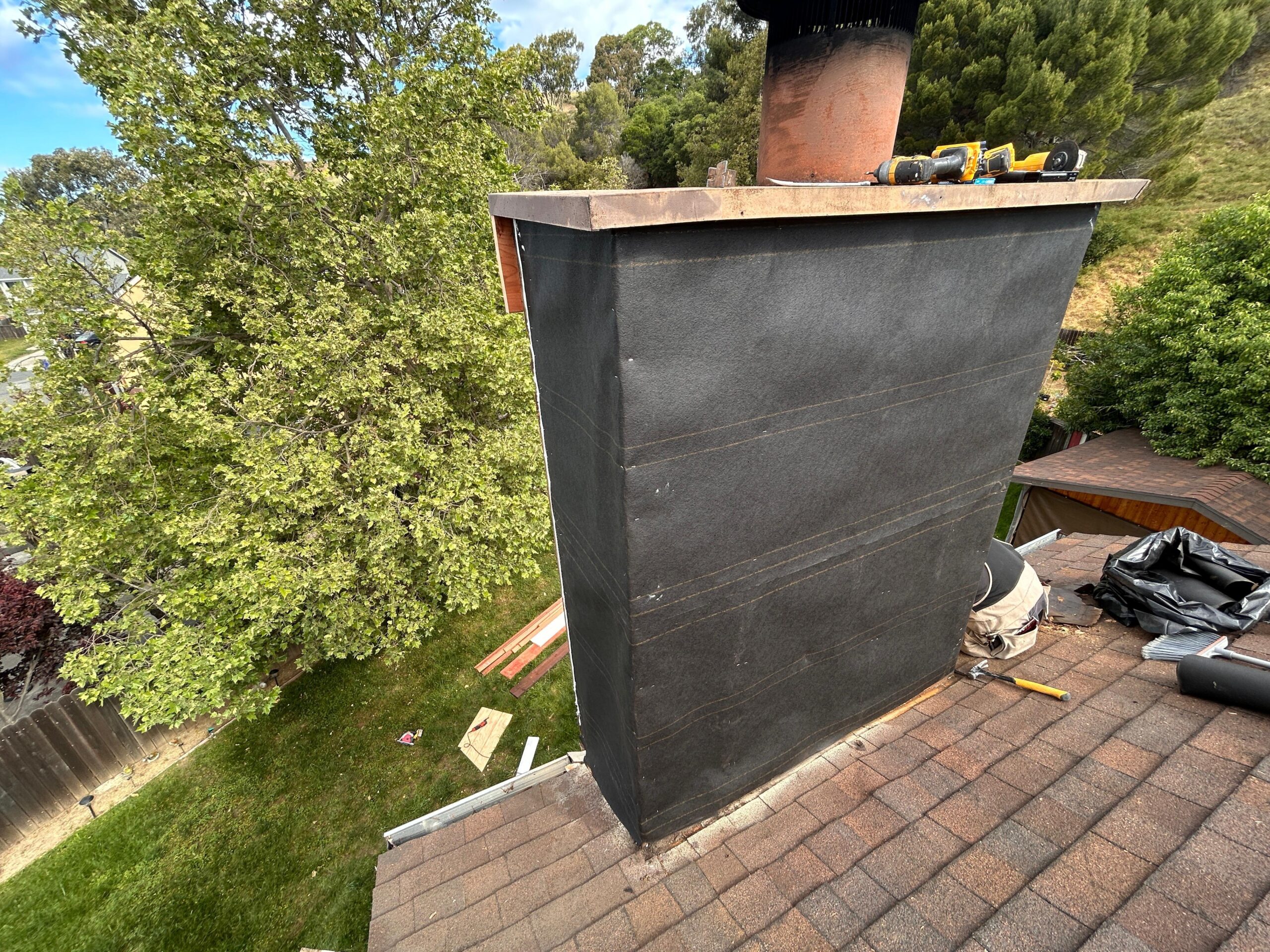 New waterproofing and siding step 2